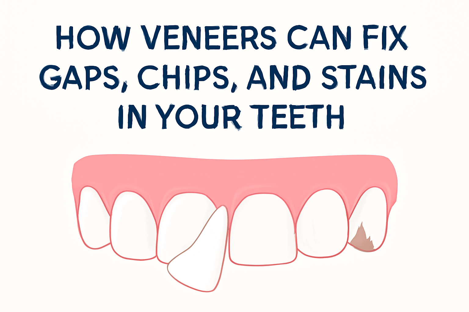 Veneers Can Fix Gaps